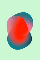 Abstract blue verde 4