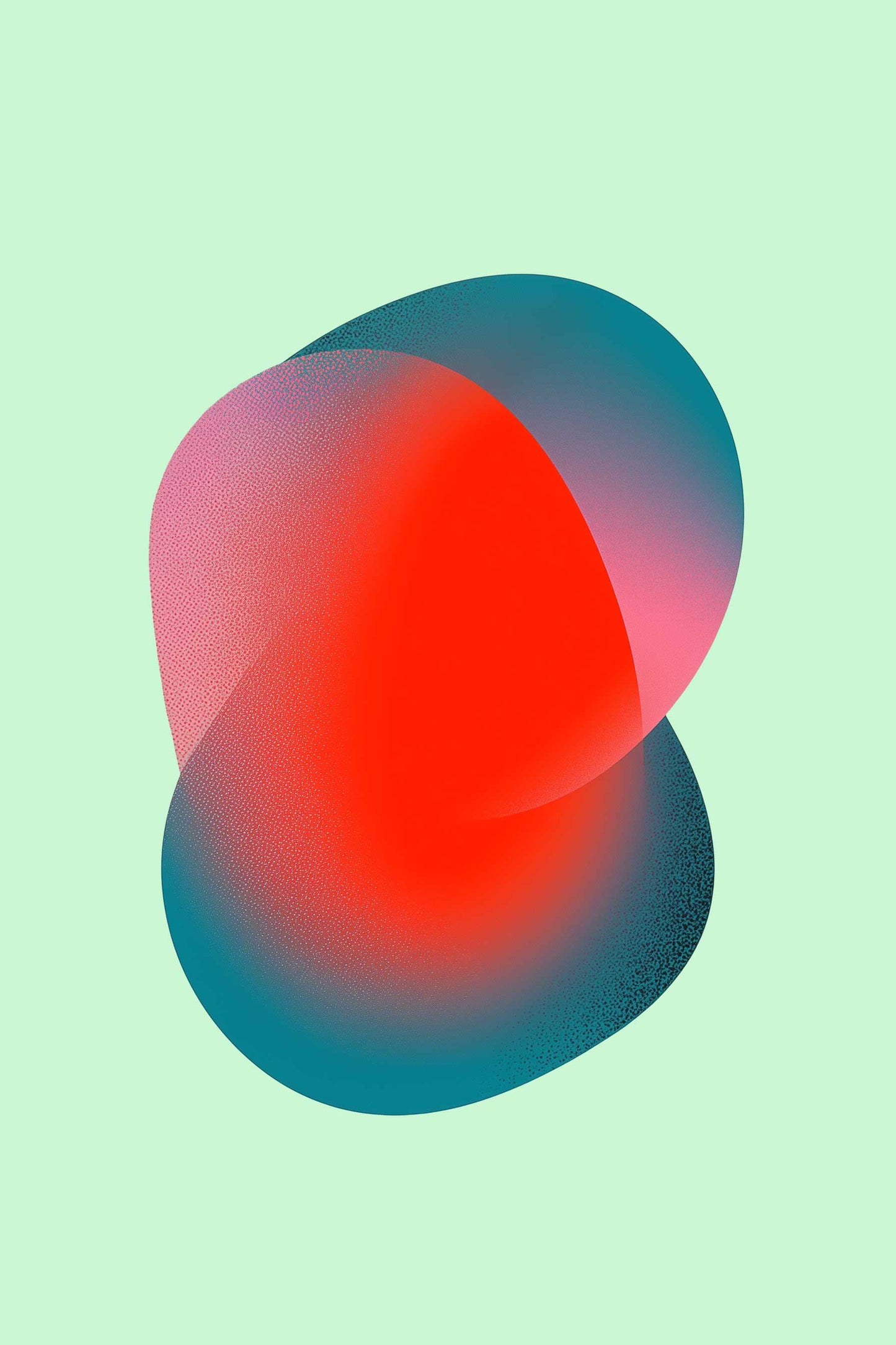 Abstract blue verde 4